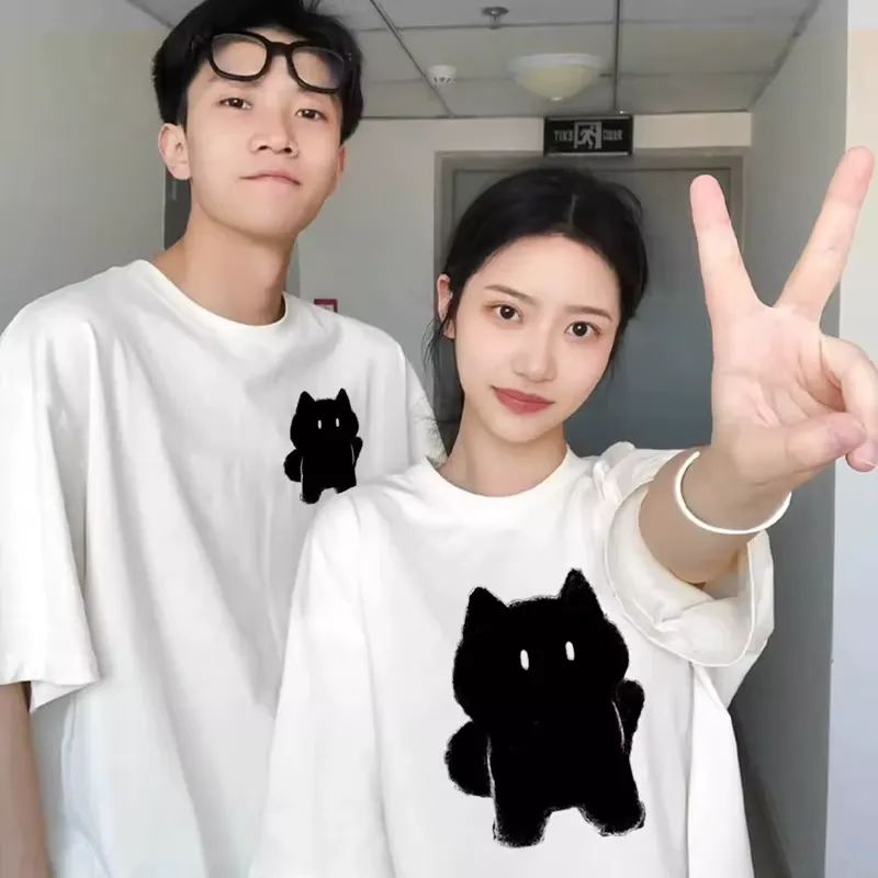 Matching Cat Shirts for Couples