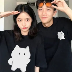 Matching Cat Shirts for Couples
