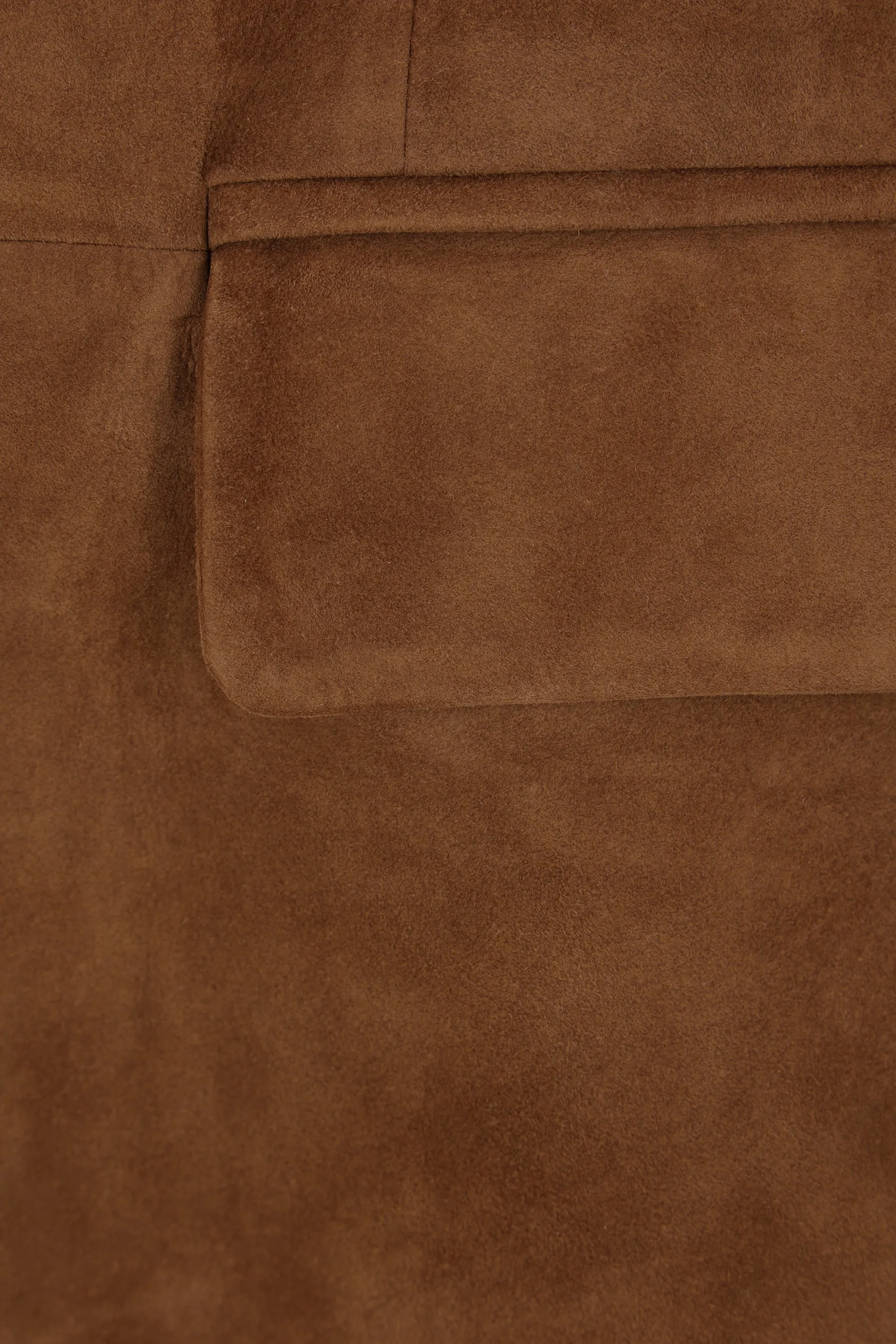Monili Single-Breasted Suede Jacket