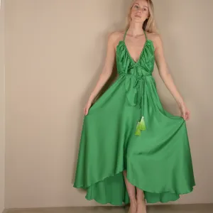 NAF Dress 100% Silk Forest