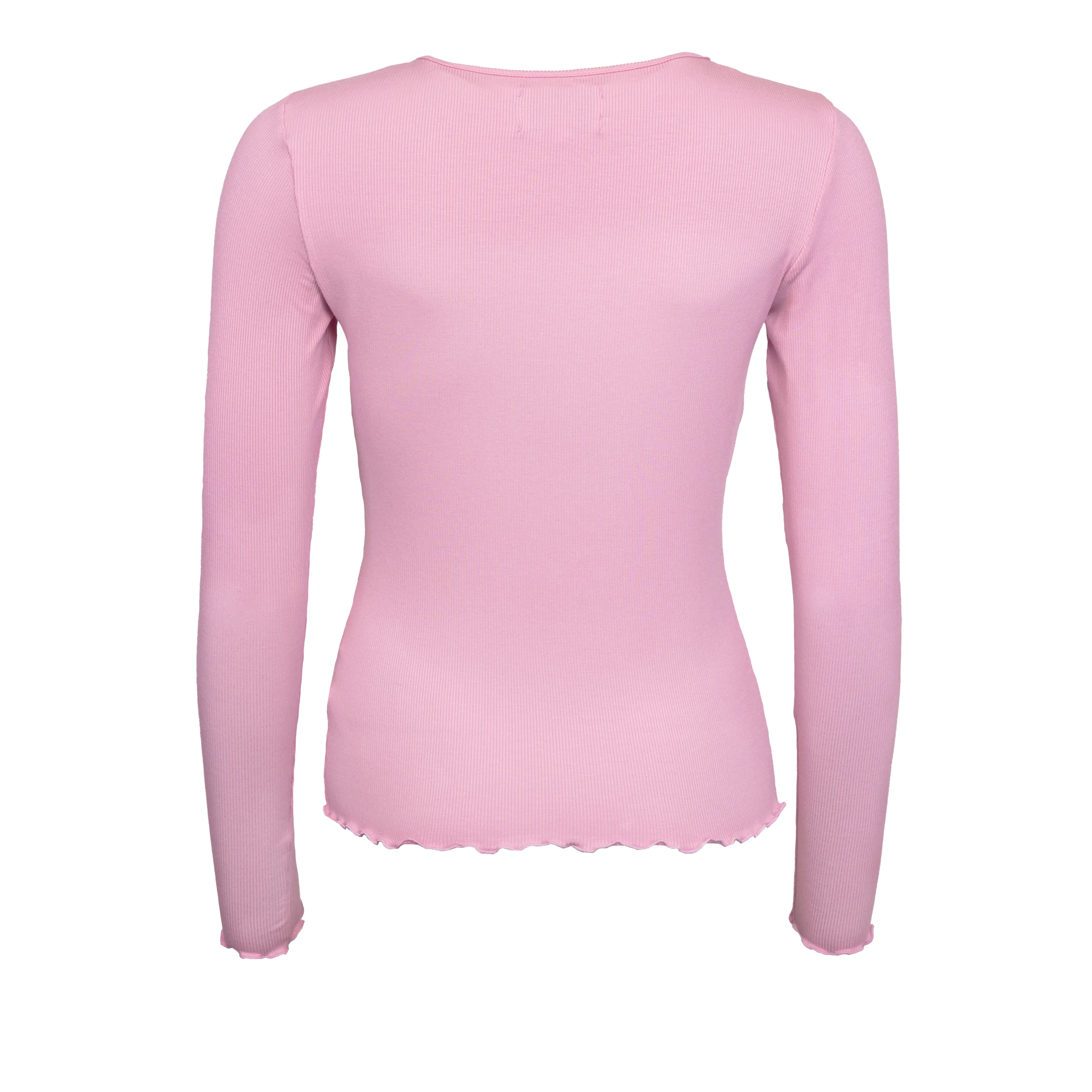 NATALIA LS ROUND NECK  BLOUSE - ROSA