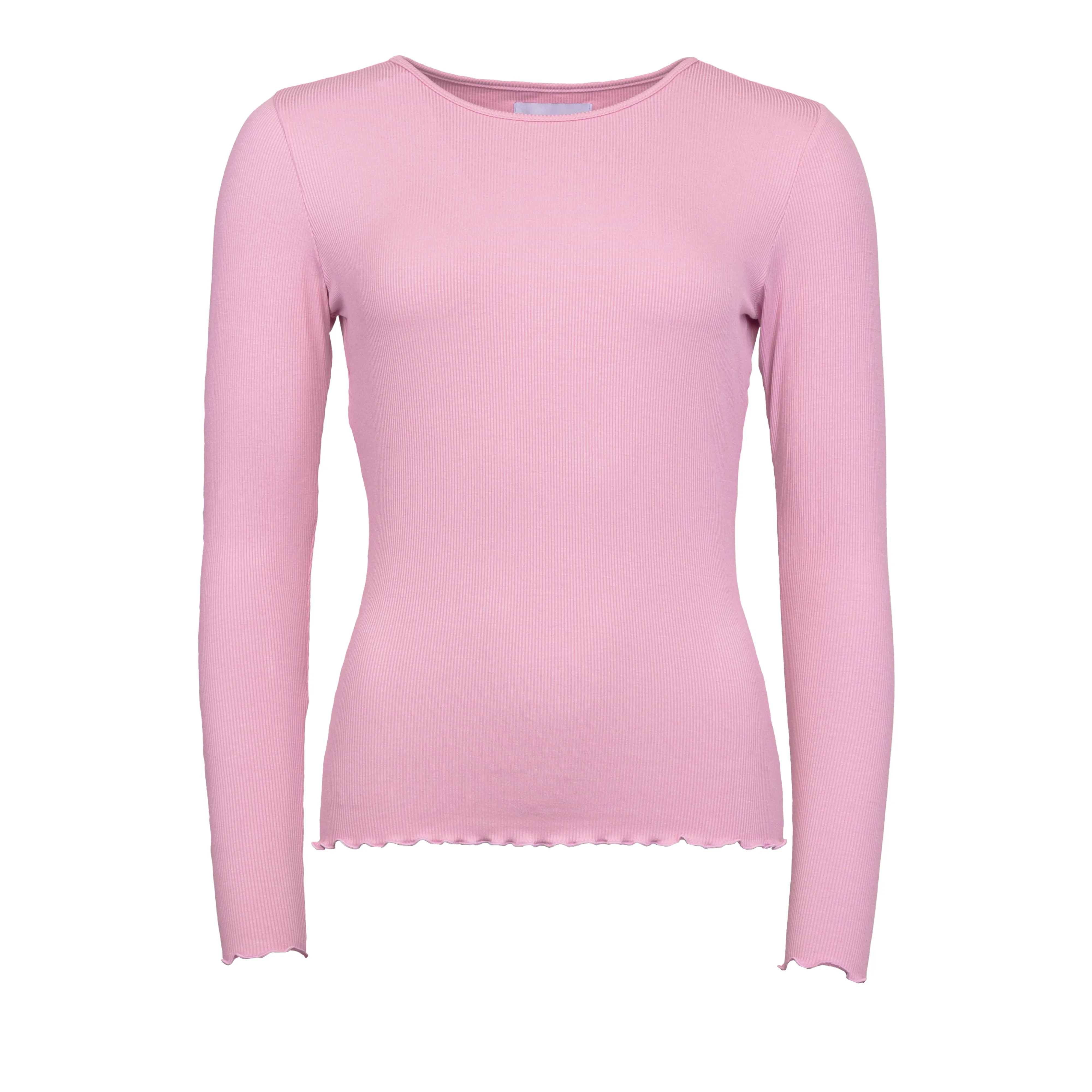 NATALIA LS ROUND NECK  BLOUSE - ROSA