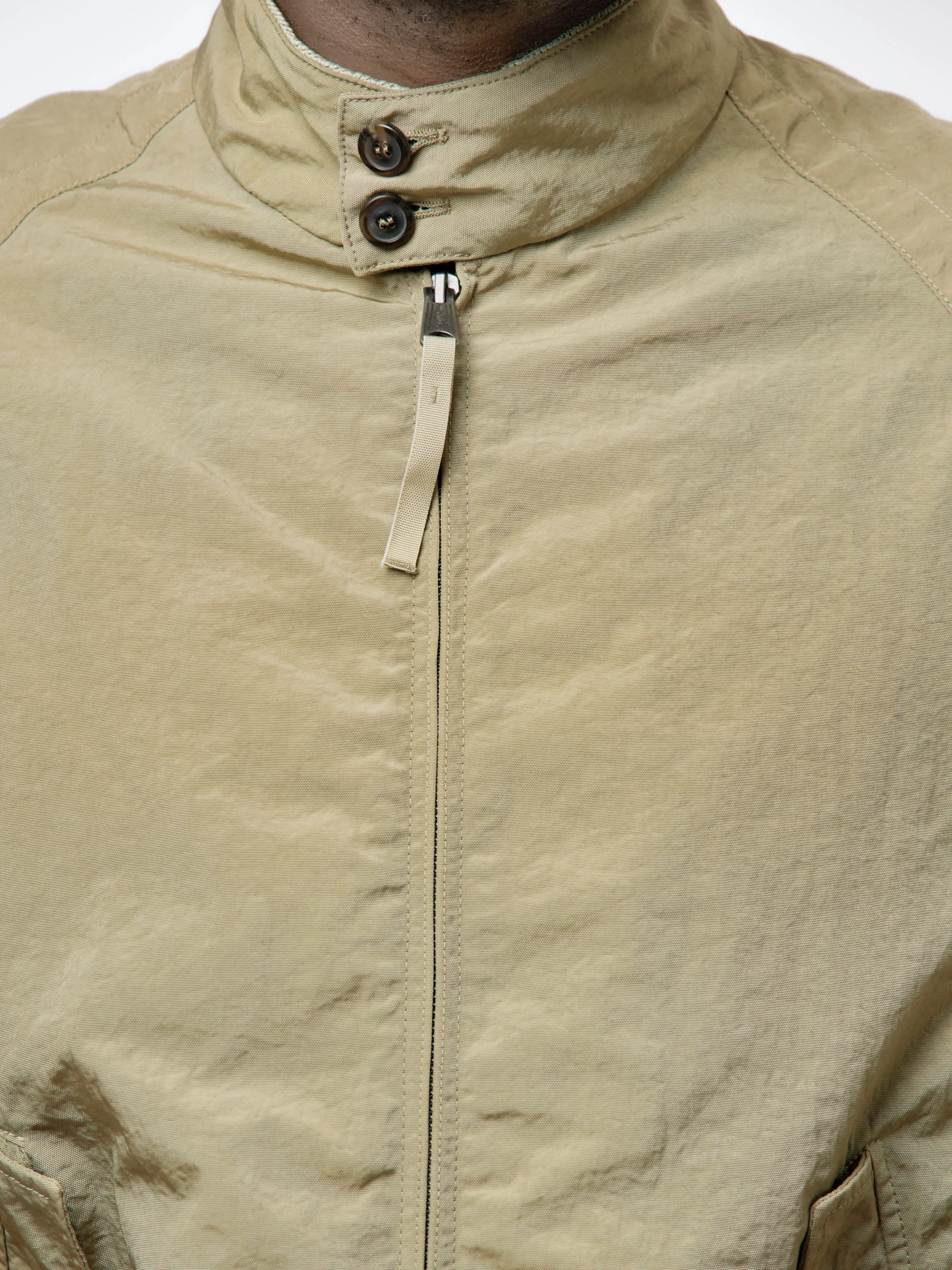 Nylon Sports Jacket (Beige)