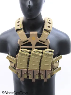 PMC - Dark Brown MOLLE Body Armor w/Mags