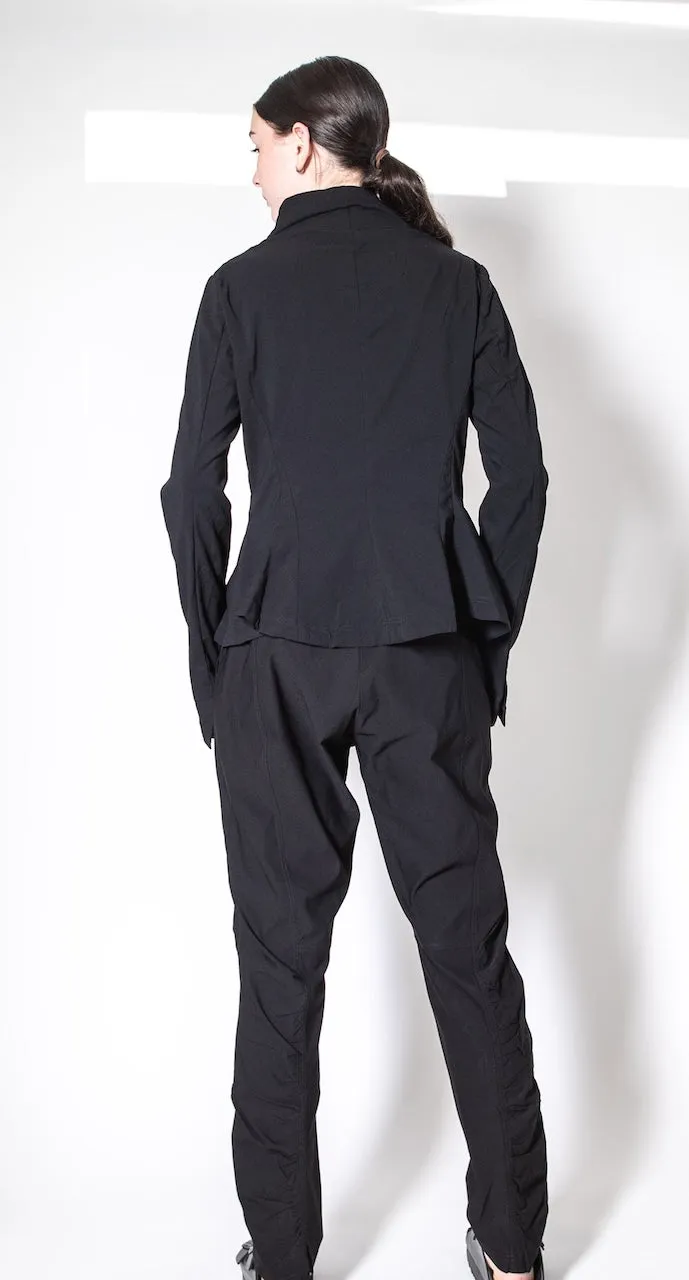 Rundholz Black Label Funnel Neck Jacket in Black