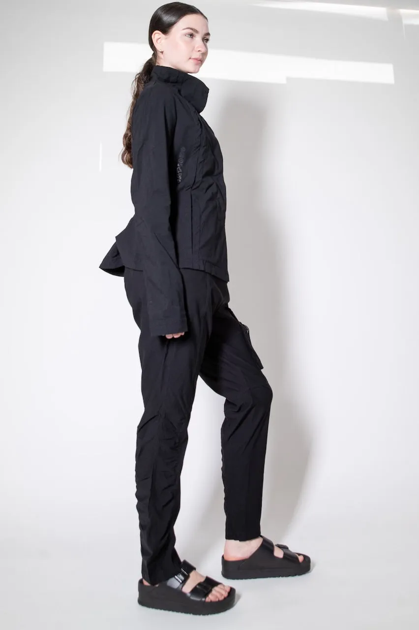 Rundholz Black Label Funnel Neck Jacket in Black
