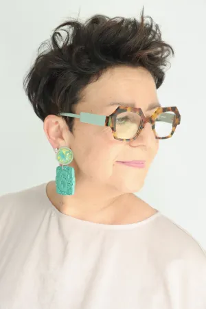 Sally Bass Cinnabar Dragon Clip-On Earrings