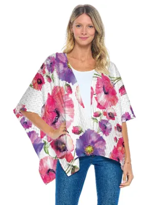 Shawl Wrap Multi White Floral Sheila Tk0099161