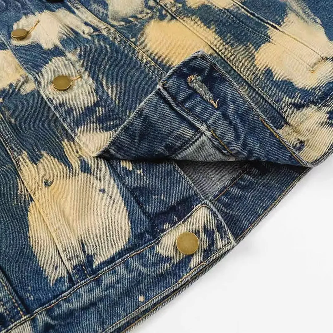 Splatter Denim Jacket