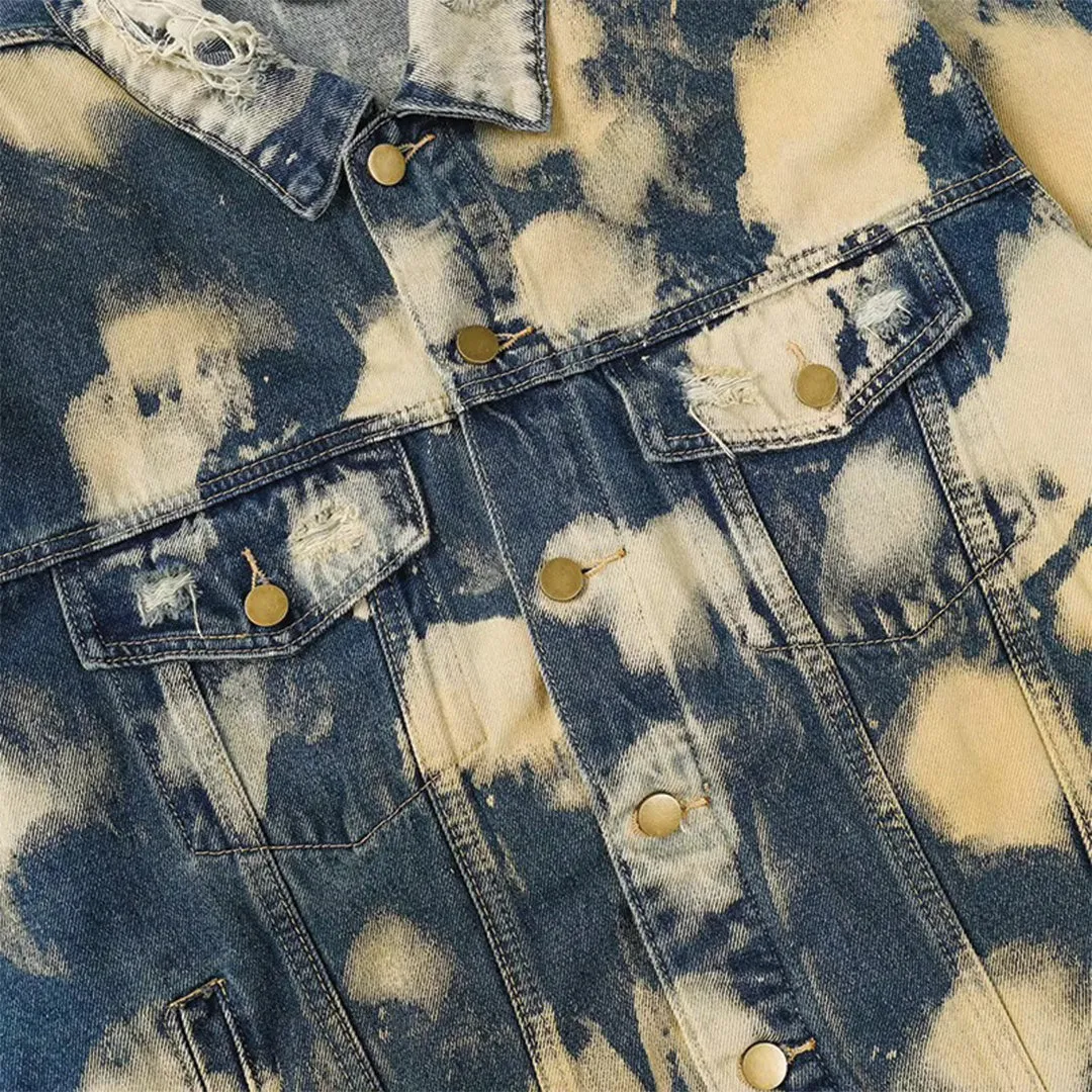 Splatter Denim Jacket