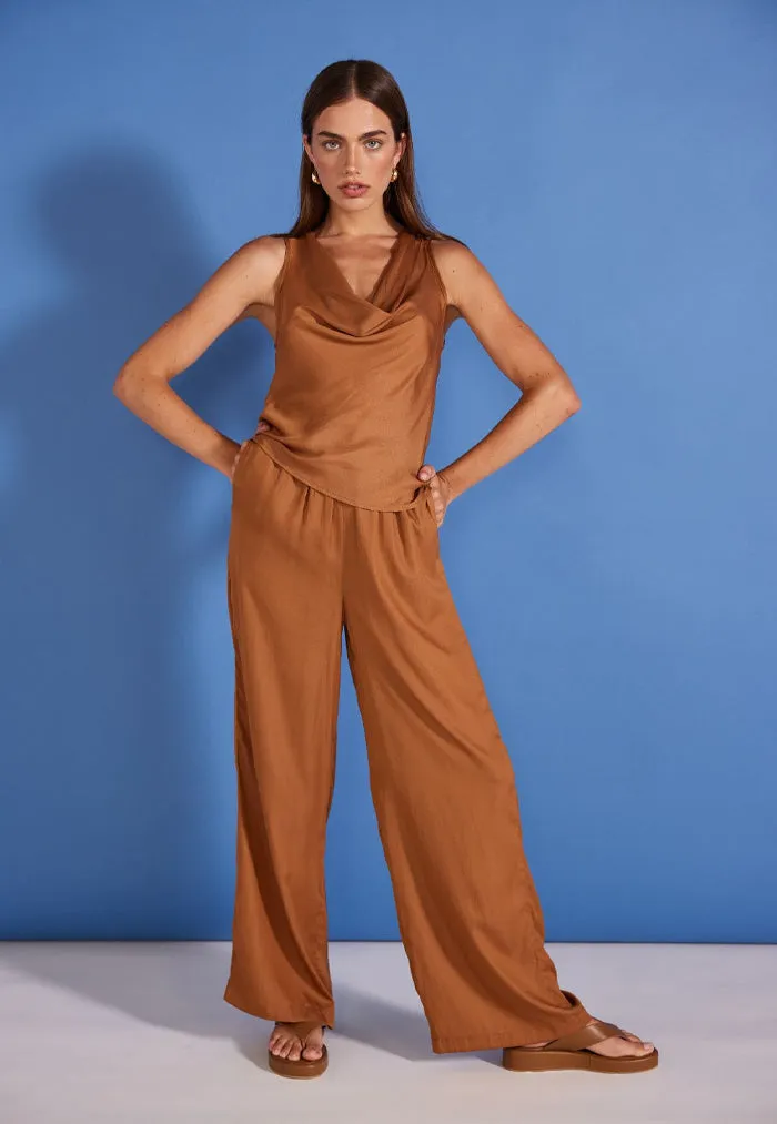 Staple the Label Roison Cowl Neck Top