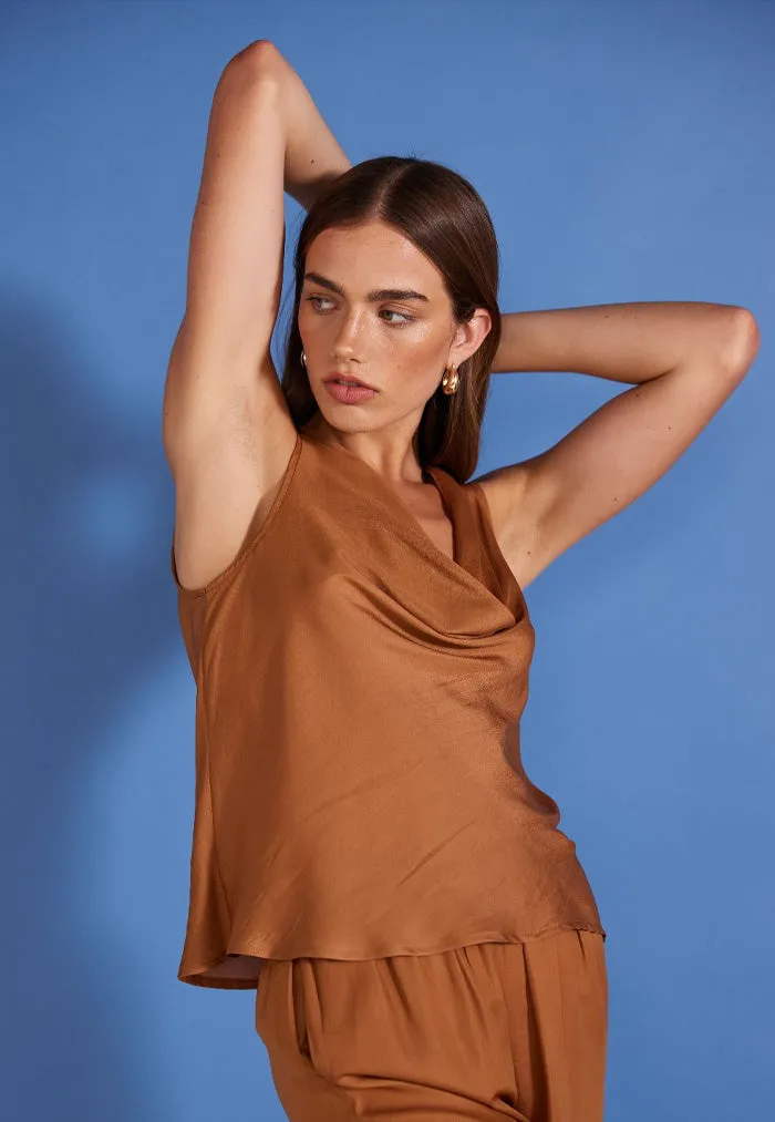 Staple the Label Roison Cowl Neck Top