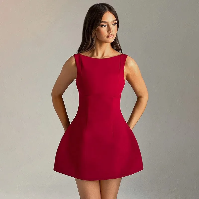 Summer Sleeveless Short Dresses