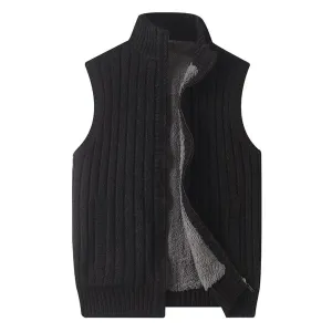 Sweater Men Casual O-Neck Pullover Men Autumn Winter Slim Fit Sleeveless Shirt Mens Sweaters Knitted Pull Homme Plus Szie 6XL