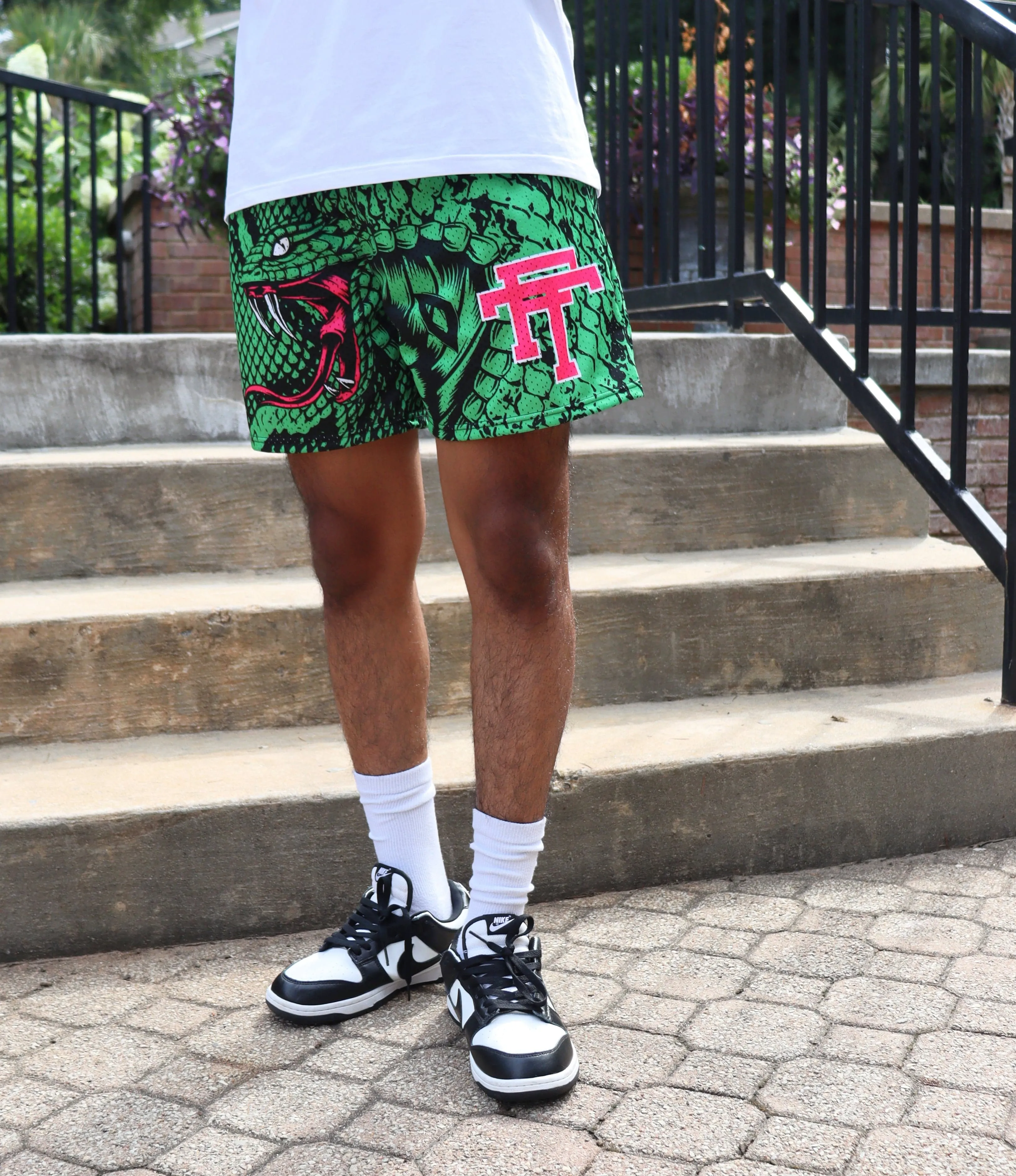 SWEET VENOM MESH BASKETBALL TRUNK DRAWSTRING SHORTS