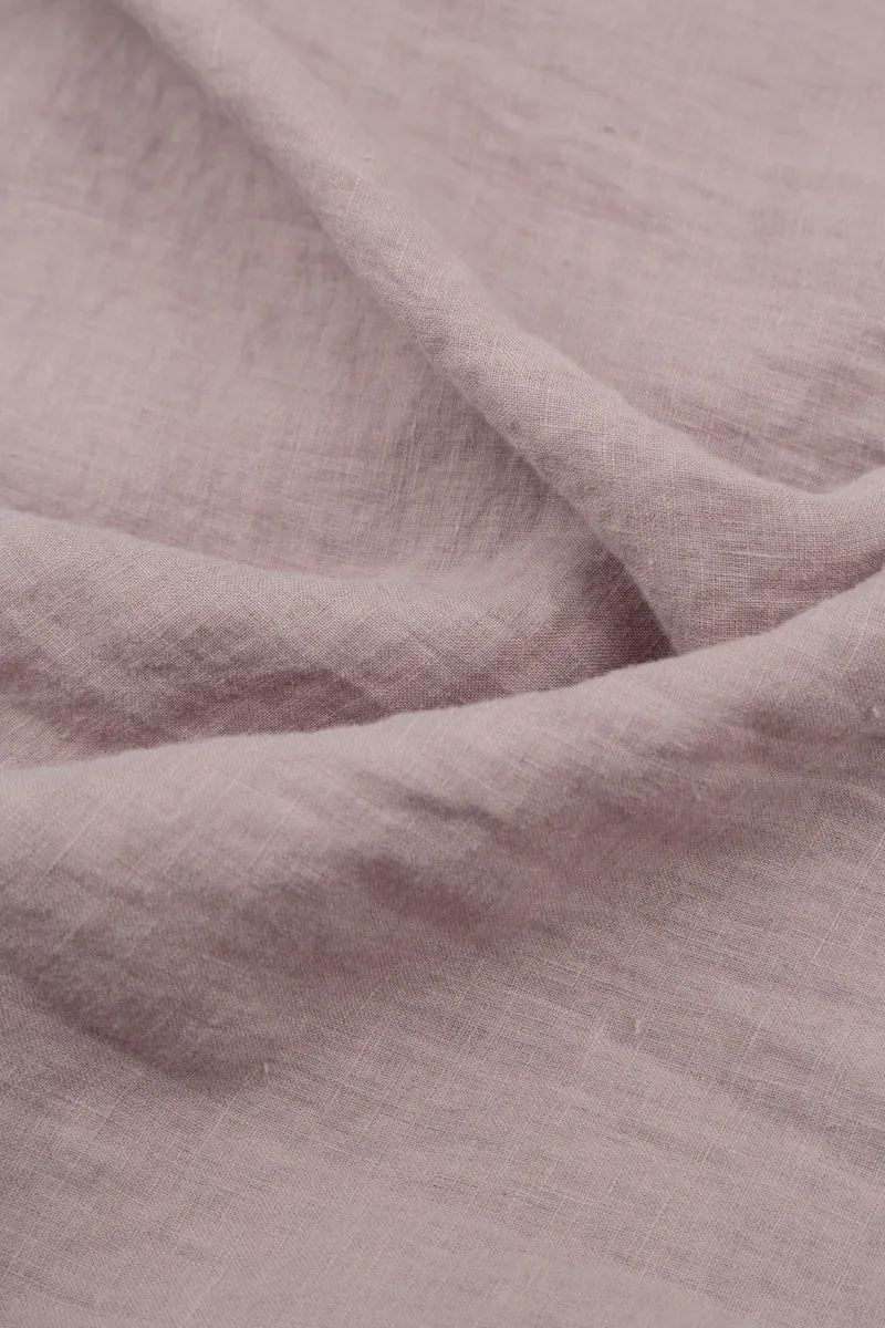 Sweetheart Neck Greige Linen Top