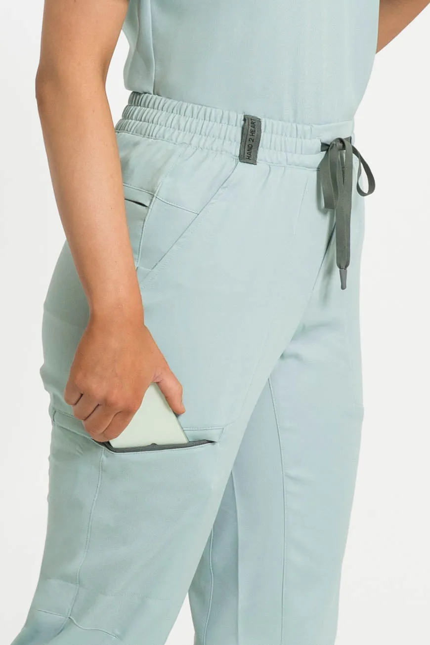 The Banksia Jogger Scrub Pants - Sage Green