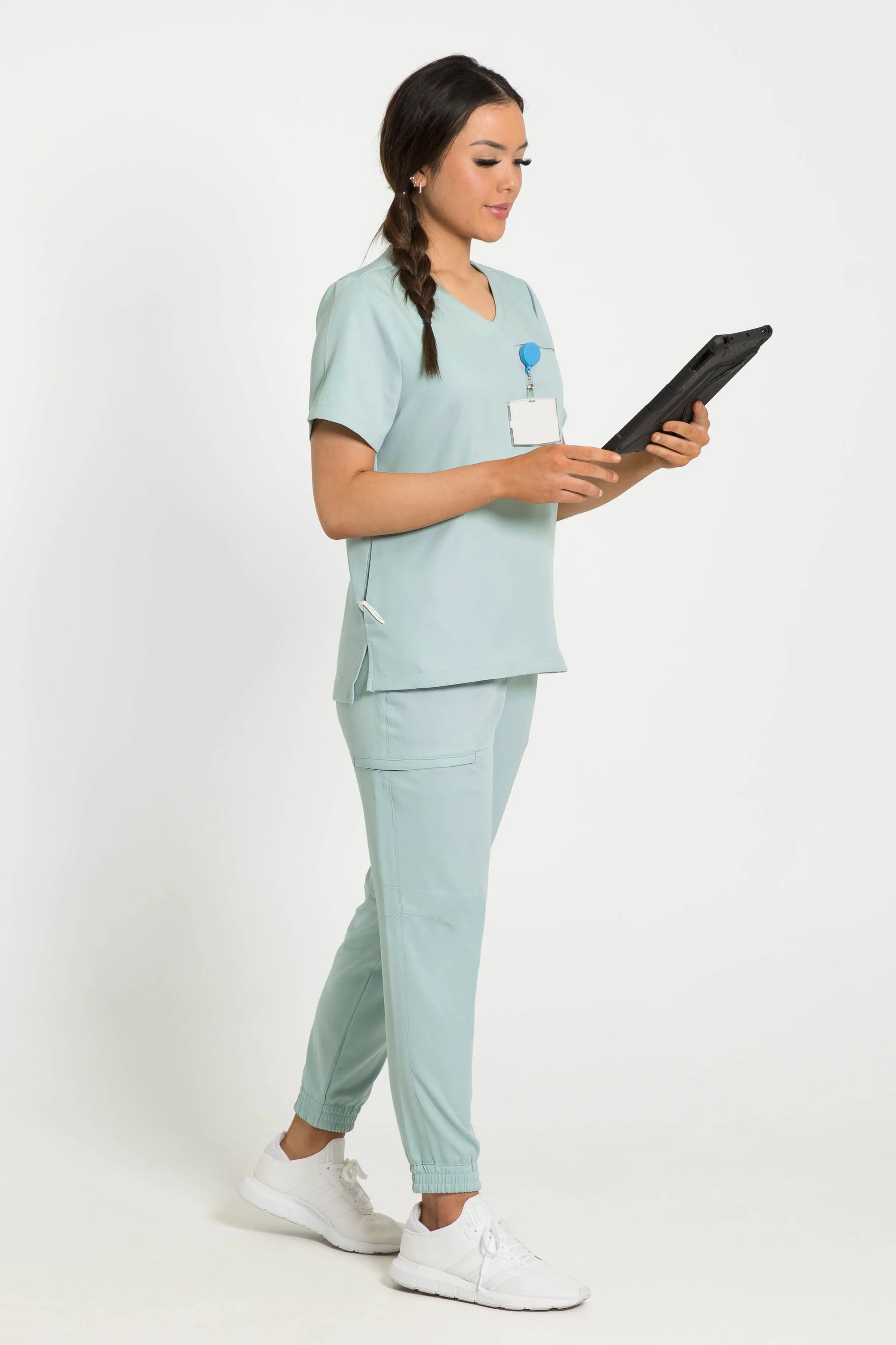 The Banksia Jogger Scrub Pants - Sage Green
