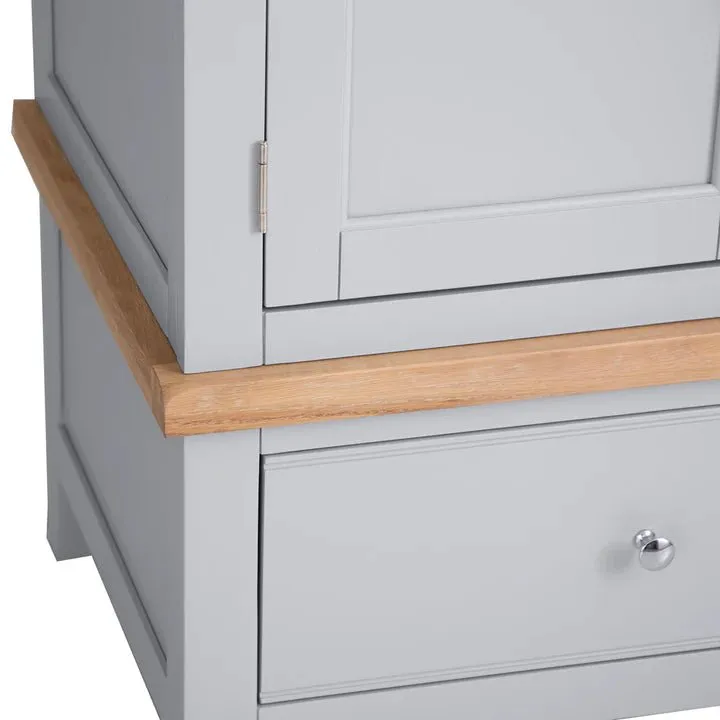 Thornham 3 Door Wardrobe, Grey