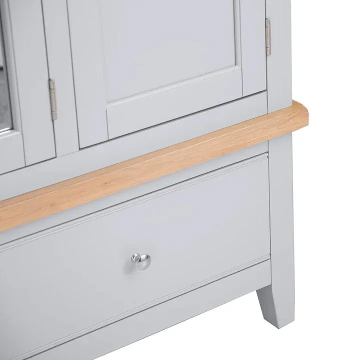 Thornham 3 Door Wardrobe, Grey