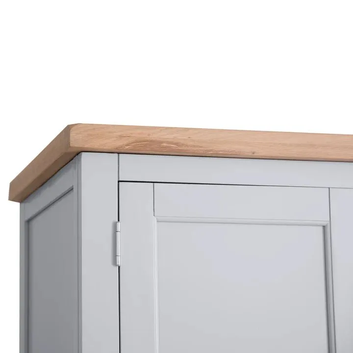 Thornham 3 Door Wardrobe, Grey