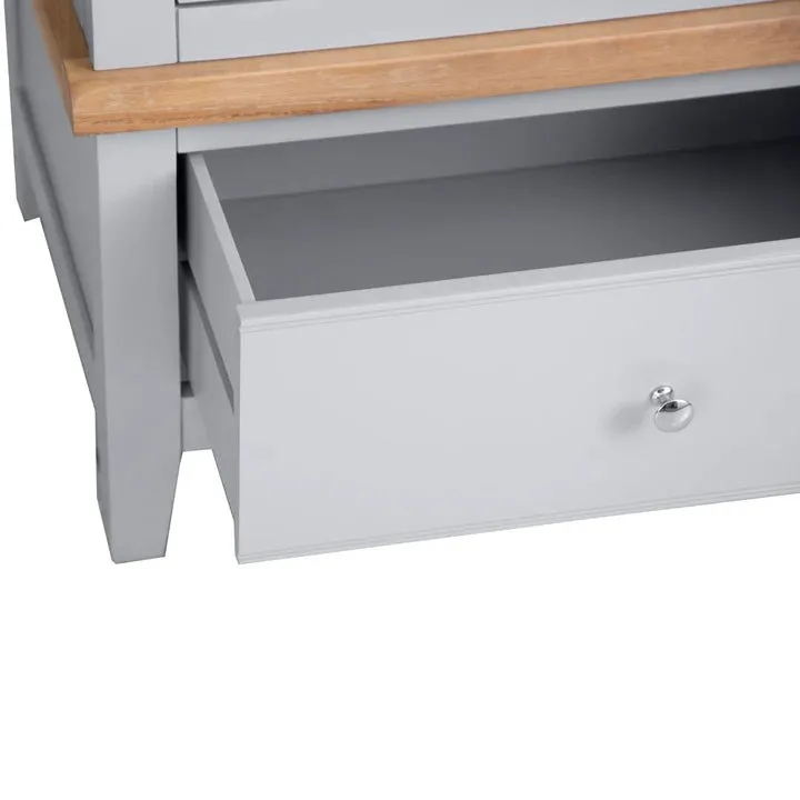 Thornham 3 Door Wardrobe, Grey