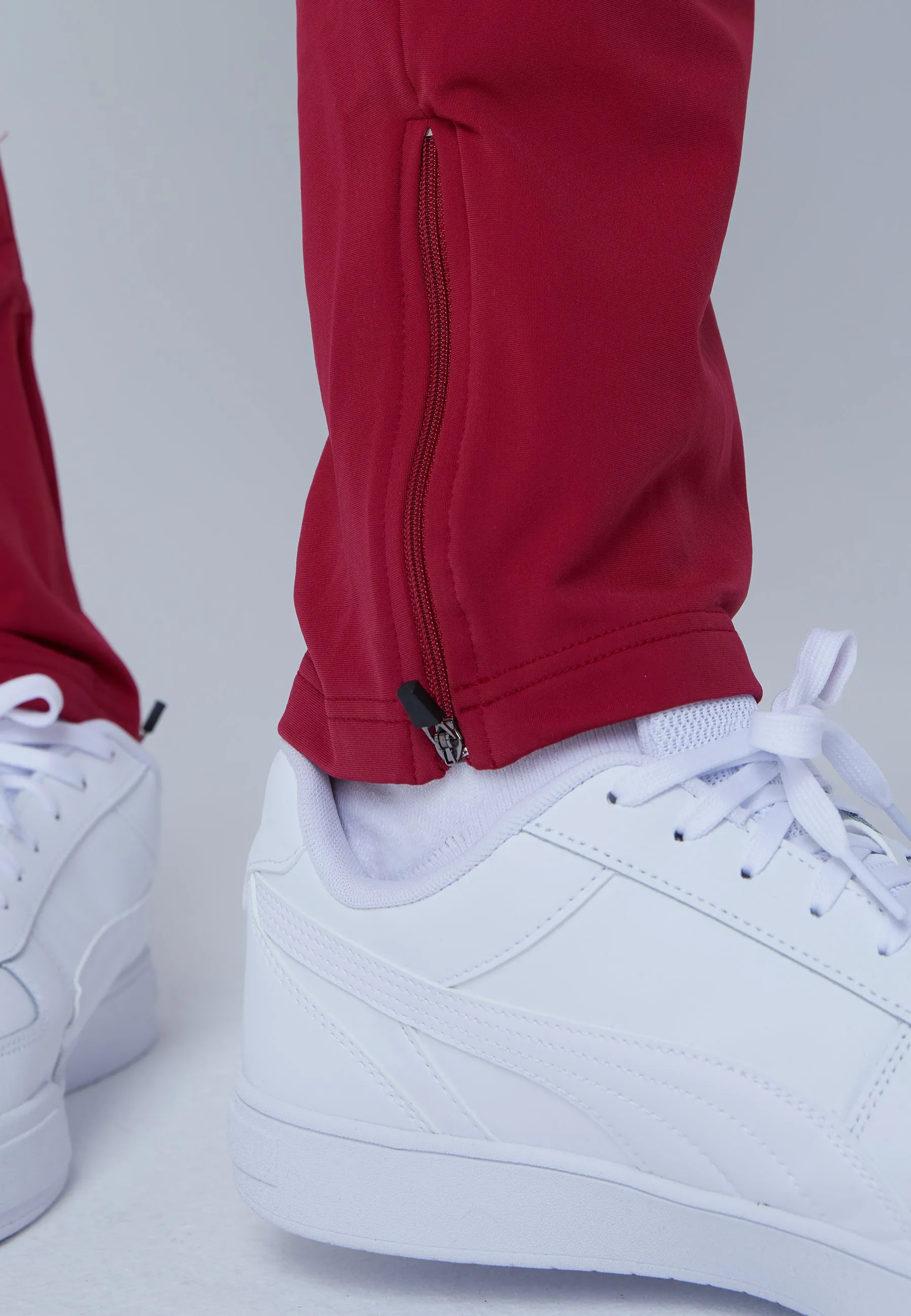 Tracksuit bottoms narrow, bordeaux red
