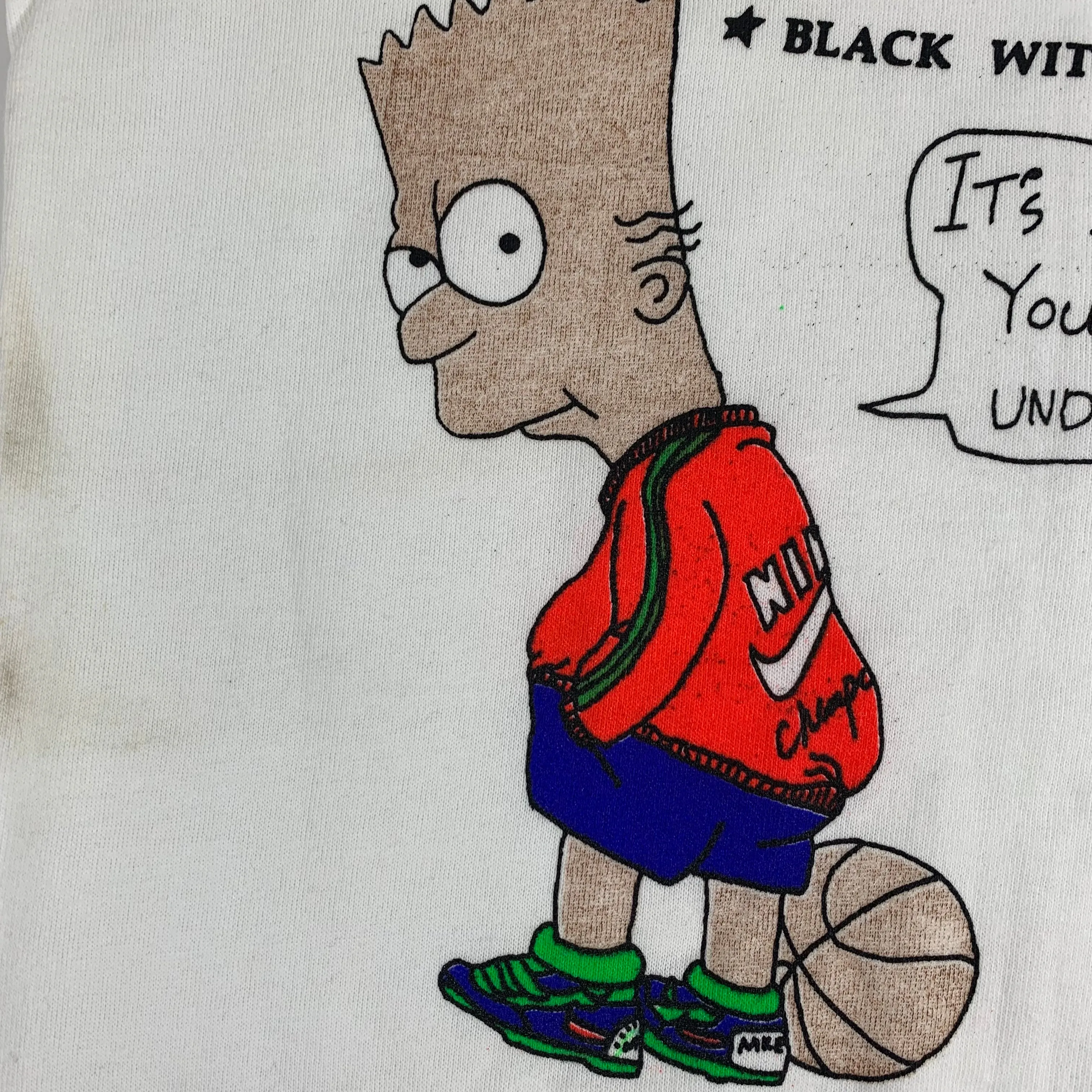 Vintage Bootleg Bart "BWA" Raglan Sweatshirt