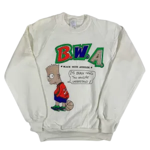 Vintage Bootleg Bart "BWA" Raglan Sweatshirt