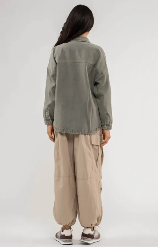 Vintage Charm Button-Up