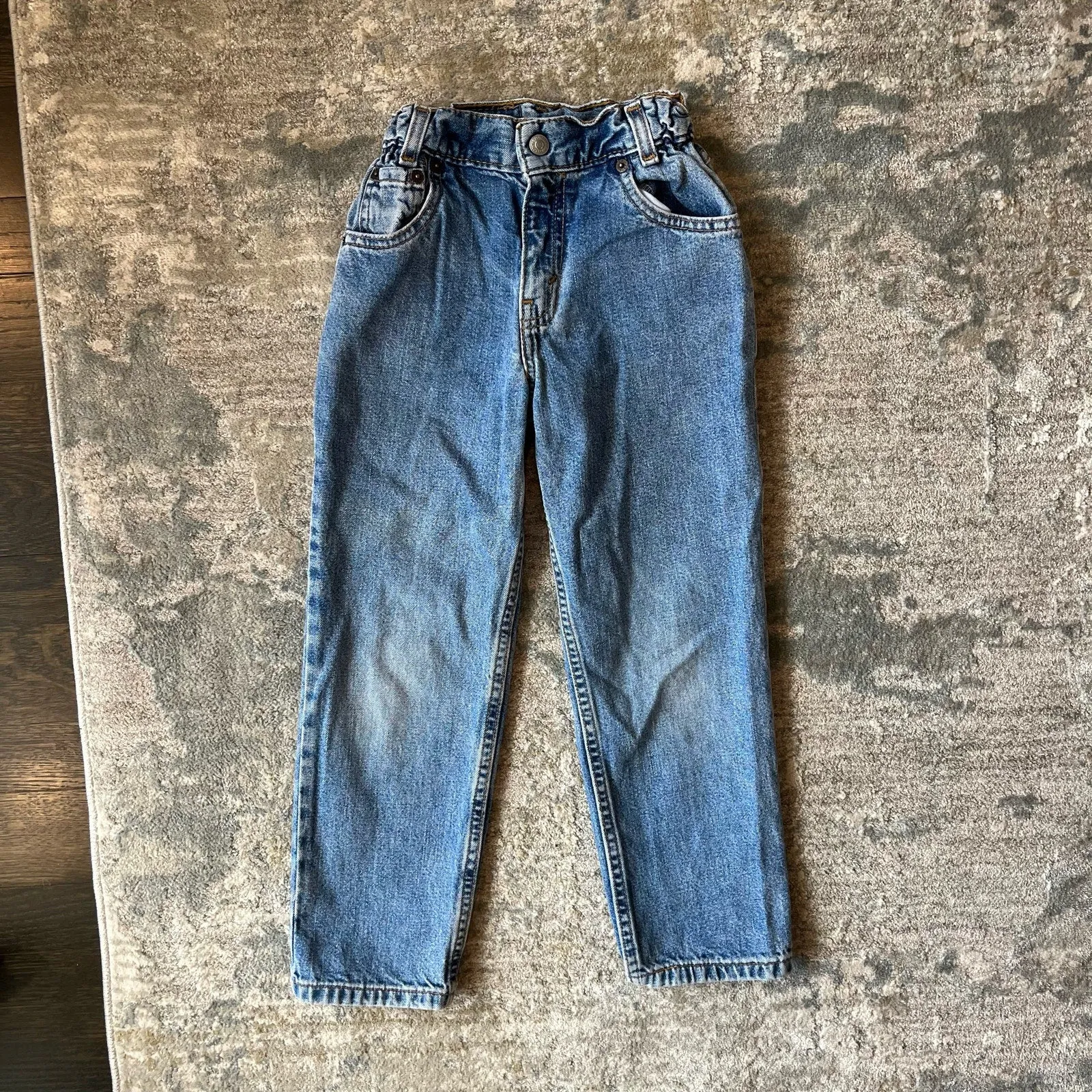 Vintage Levi's Regular Fit Orange Tab Blue Jeans 6