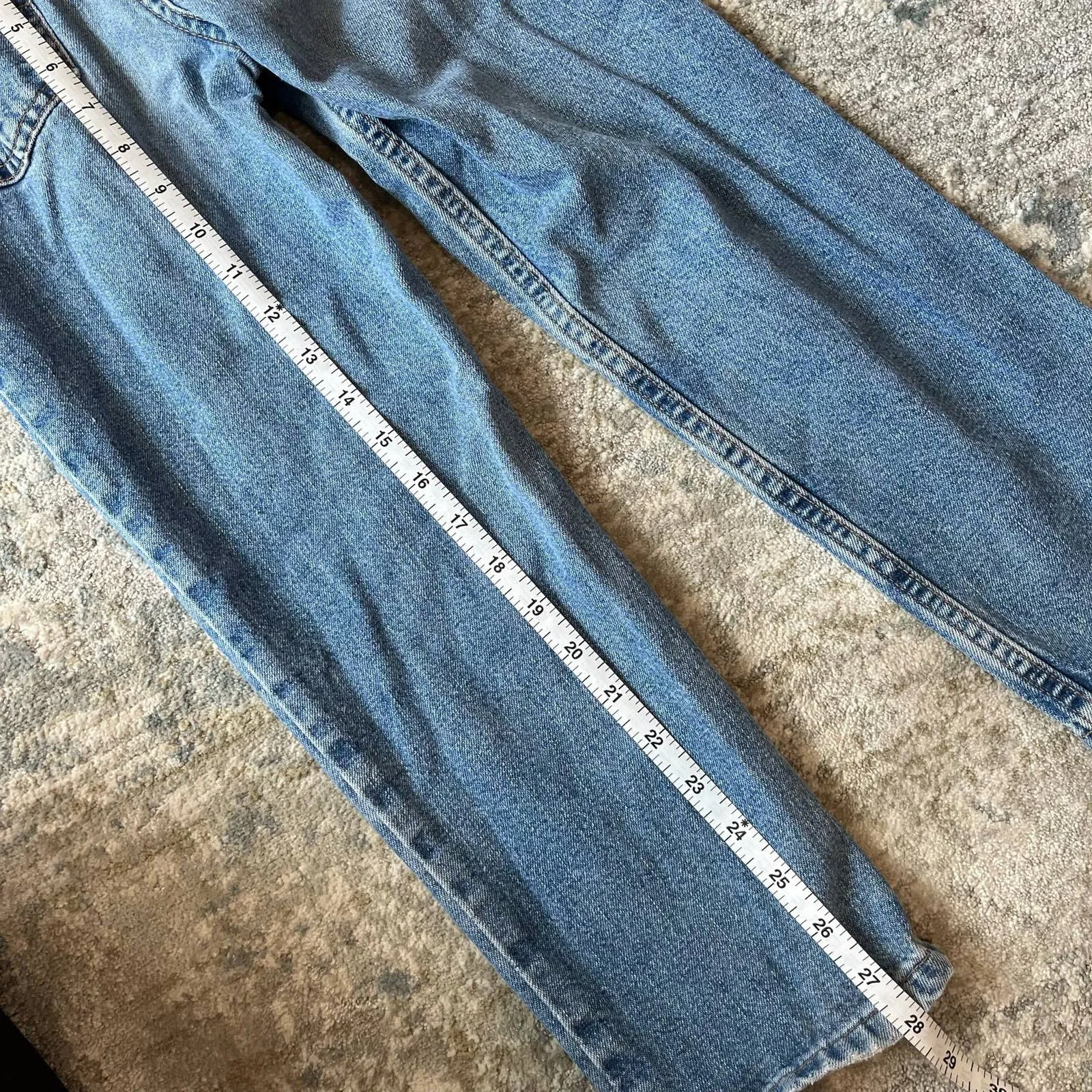 Vintage Levi's Regular Fit Orange Tab Blue Jeans 6