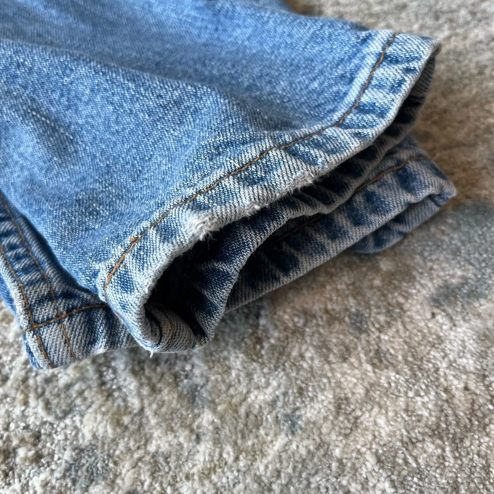 Vintage Levi's Regular Fit Orange Tab Blue Jeans 6
