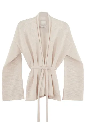 White Zig Zag Cardigan