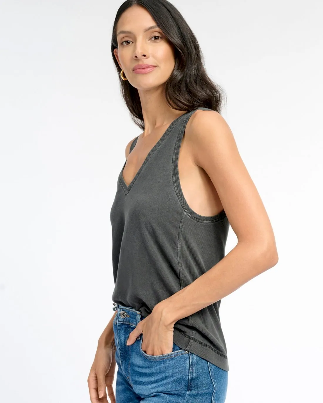Zinnia V-Neck Tank